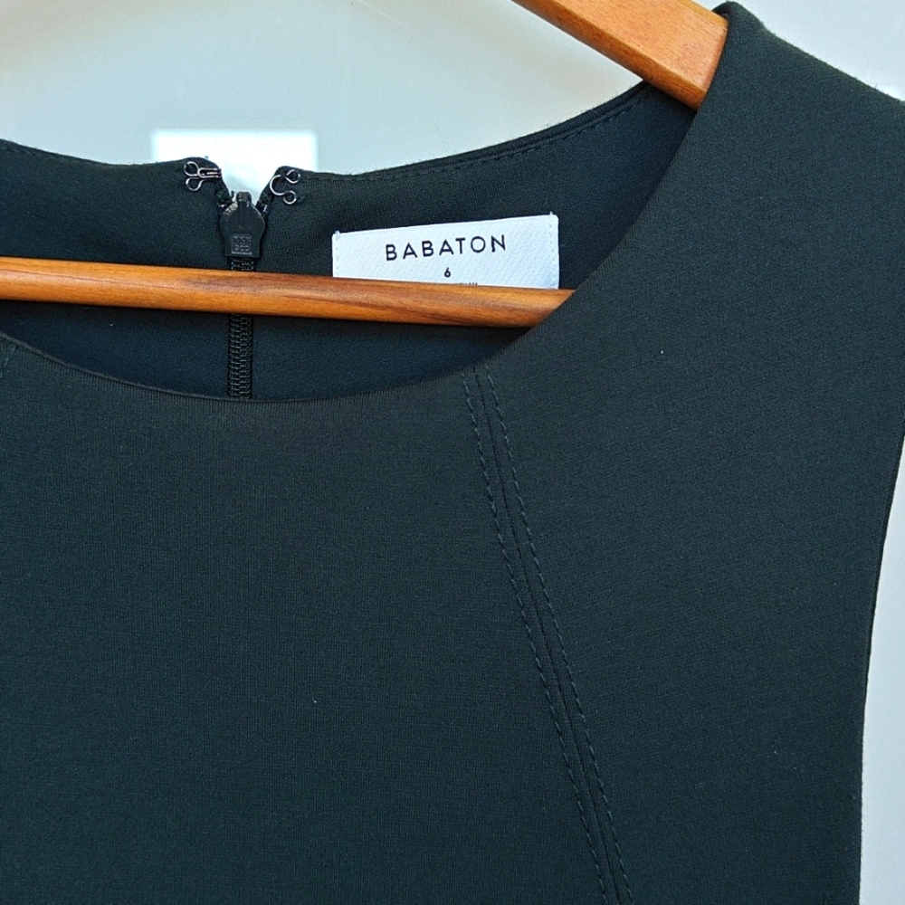 Babaton Deep Forest Green stretch dress size 6